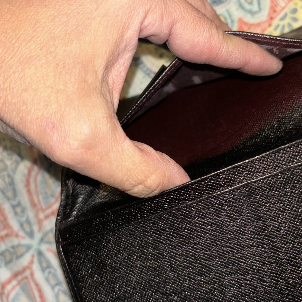 Vintage Lv Wallet/Checkbook In Used Condition - image 7